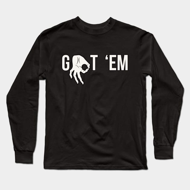 Got 'Em Funny Internet Finger Circle Game Meme Long Sleeve T-Shirt by charlescheshire